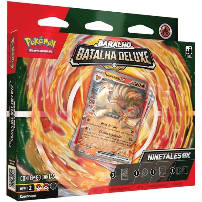 Baralho De Batalha Deluxe Pokémon TCG Ninetales Ex