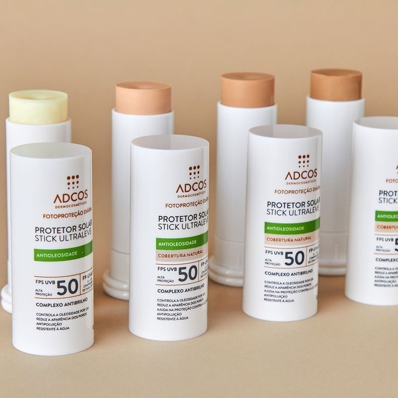 Adcos Protetor Solar Stick Ultraleve FPS 50 15g