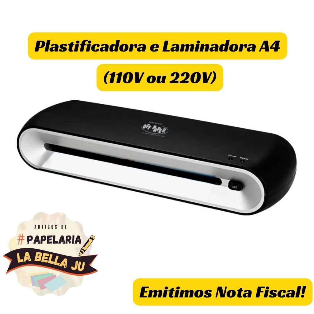 Plastificadora e Laminadora A4 Offl-01 - OFF PAPER | Shopee Brasil
