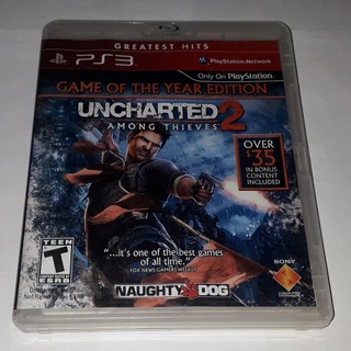 Uncharted 2: Among Thieves - GOTY Edition - Greatest Hits [Jogo P.S.3, original, usado]
