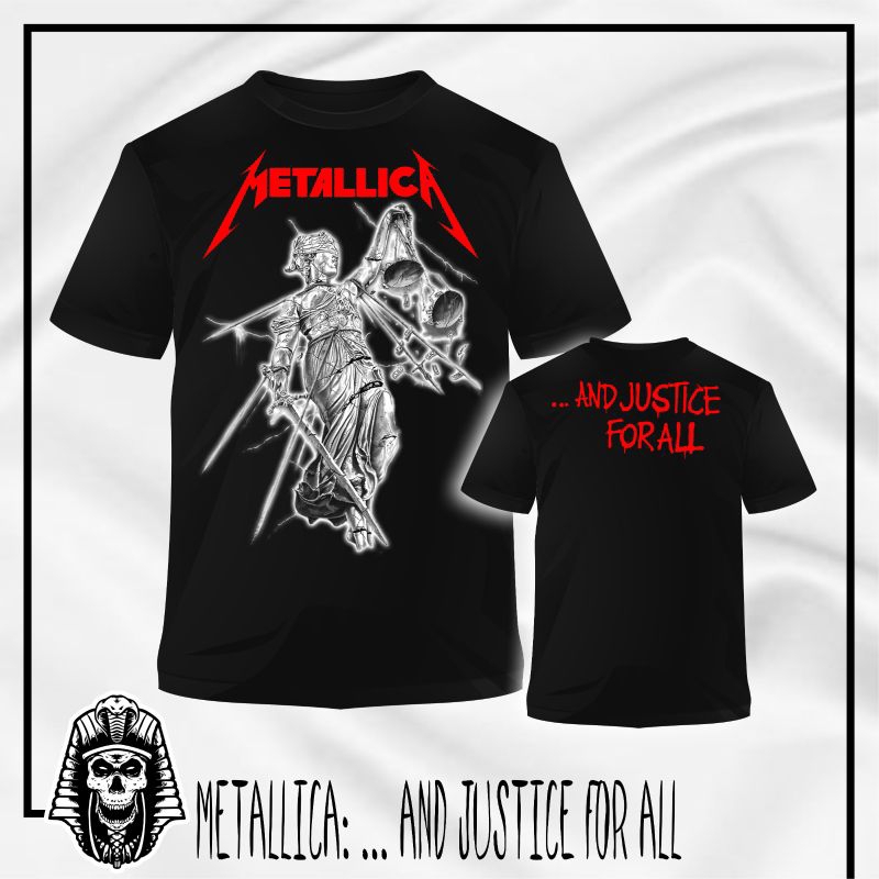 CAMISETA METALLICA AND JUSTICE FOR ALL Shopee Brasil