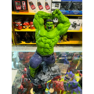 Boneco Hulk Linha Premium Resina Colecionável Estatueta 20cm