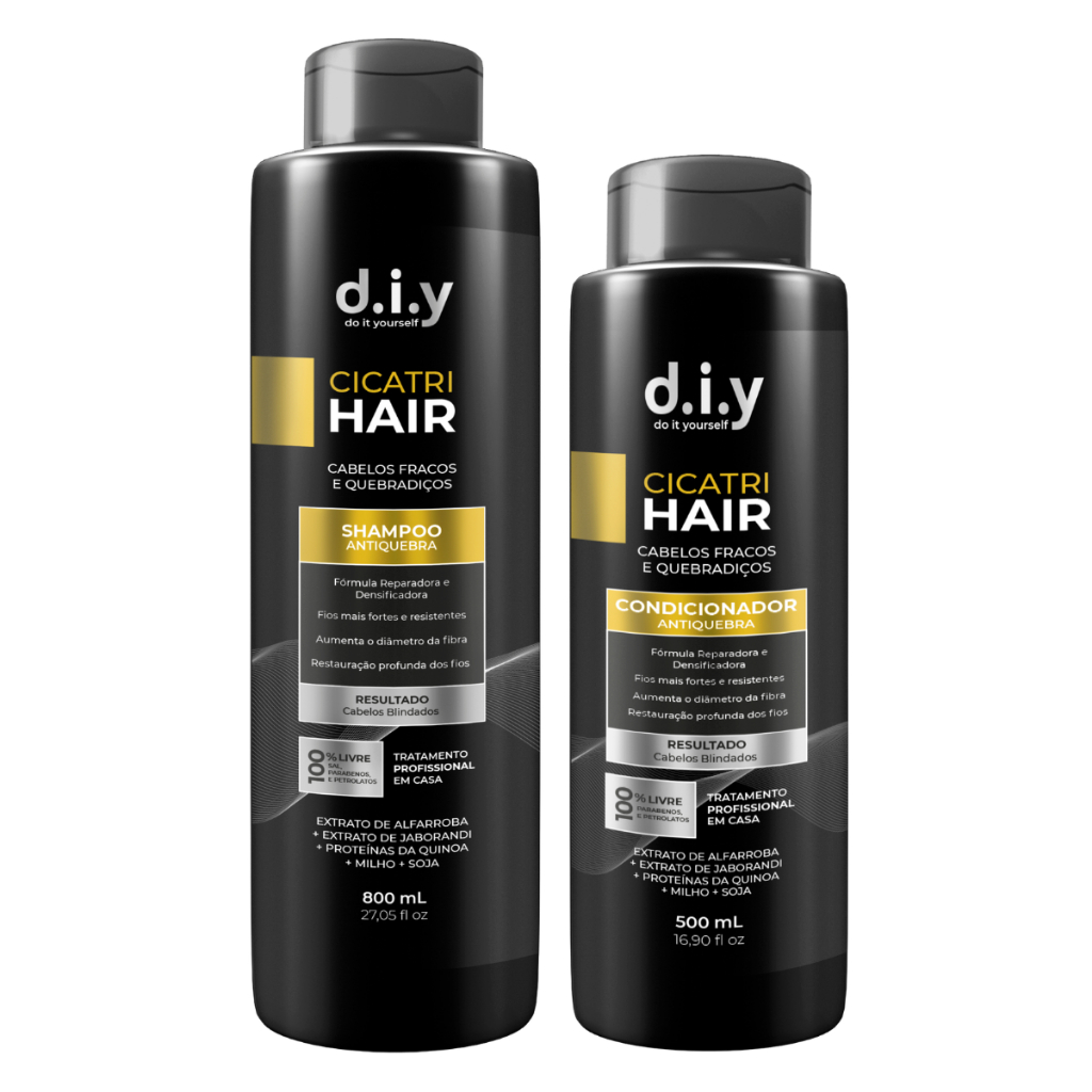 Kit Cabelos Fracos e Quebradiços Shampoo e Condicionador Restaurador ...