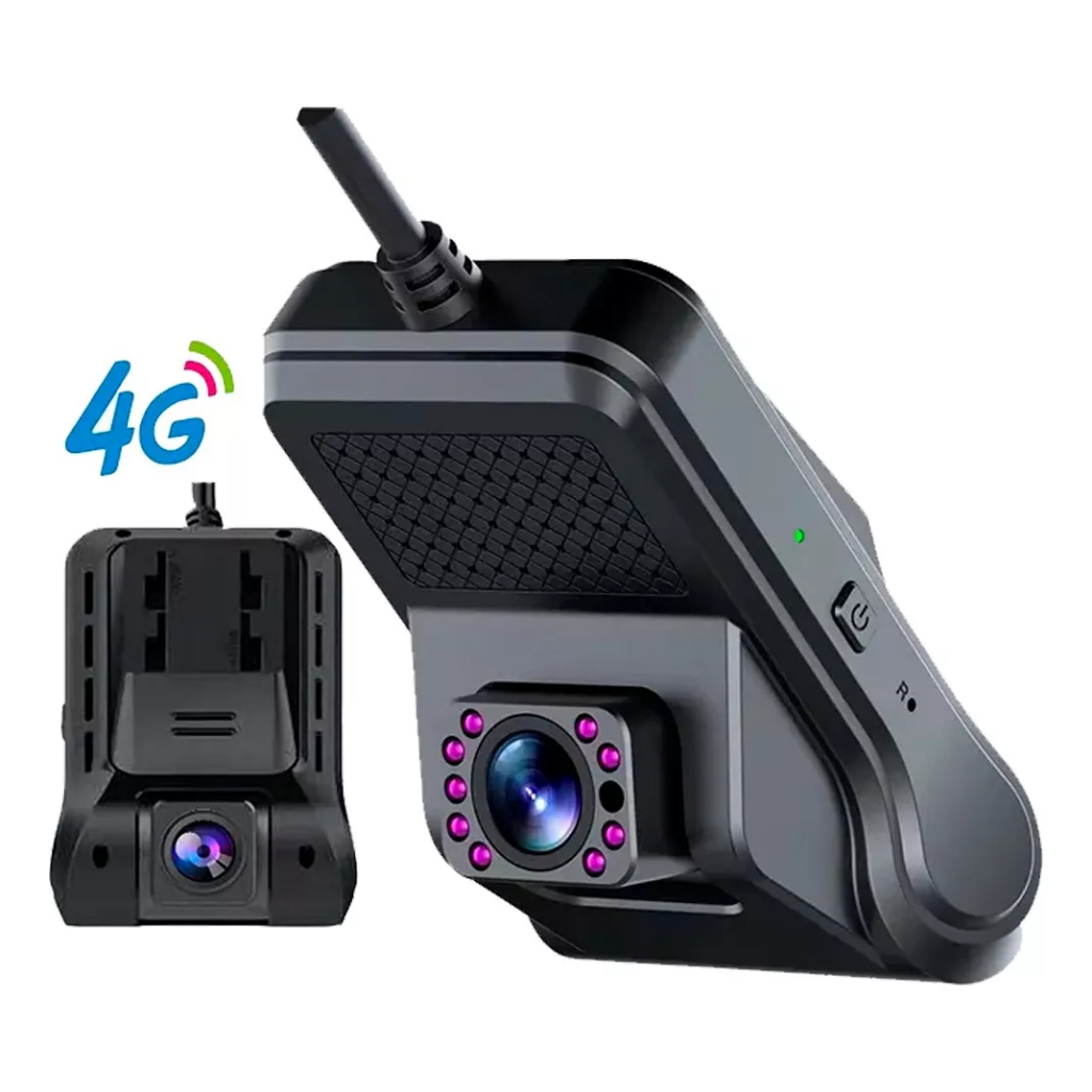 Câmera Veicular Dupla Full Hd Com Gps, Wifi E Kit 24hs | Shopee Brasil