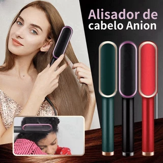 Escova Alisadora e secadora de Cabelos Multifuncional Alisador pente elétrico 110V~220V