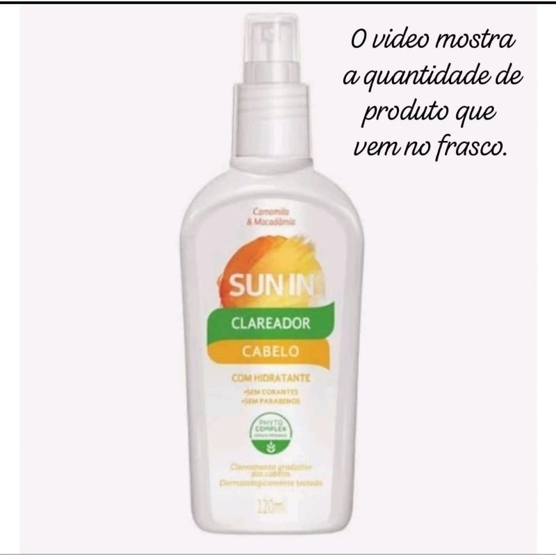 Clareador e Hidratante Capilar Sun In Phytoervas 120ml | Shopee Brasil