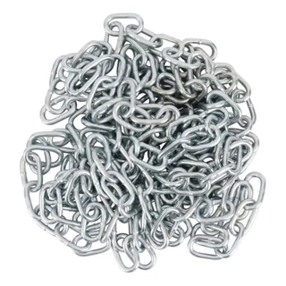 4 Metros Corrente Elo Curto Aço Galvanizado 3mm Grade