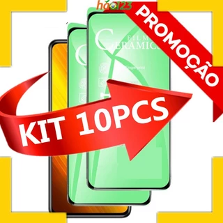 Kit 10 Pelicula de Ceramica Hidrogel para Xiaomi Poco X3/ X3 Pro/ F3/ C3/ X4 Pro/ M3 / M4 Pro 5G/ F4/ F4 GT/ X4/ X4 GT/ M5s - Envio Rapido