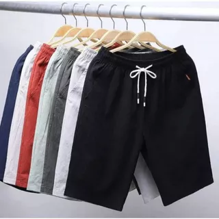 Short de Treino Academia Masculino Bermuda Moletom Preto Liso