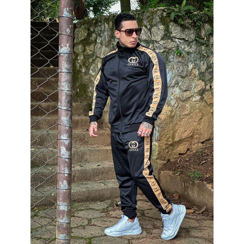 Conjunto De Frio Masculino Gucci Tendência Moda Masculina | Shopee Brasil
