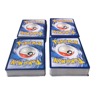 Lote 100 80 50 ou 20 Cartas de Pokémon + Cartas Brilhantes Original Copag