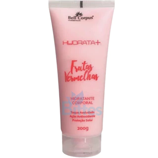 HIDRATANTE CORPORAL FRUTAS VERMELHAS BELL CORPUS COSMÉTICOS PELE HIDRATADA