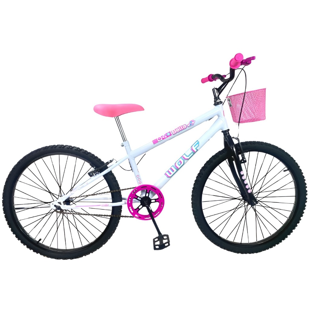 Bicicleta Aro Infantil 24 Mtb Feminina V-break