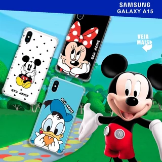 Capa Capinha - Samsung Galaxy A15 - Mickey Mouse & Minnie