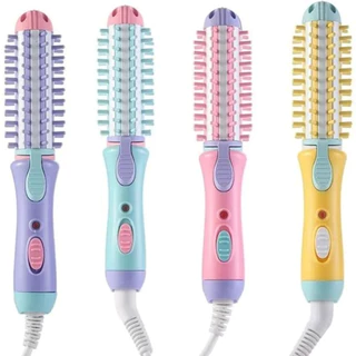 Escova Secadora e Mini Chapinha 2 em 1 Cores Variadas