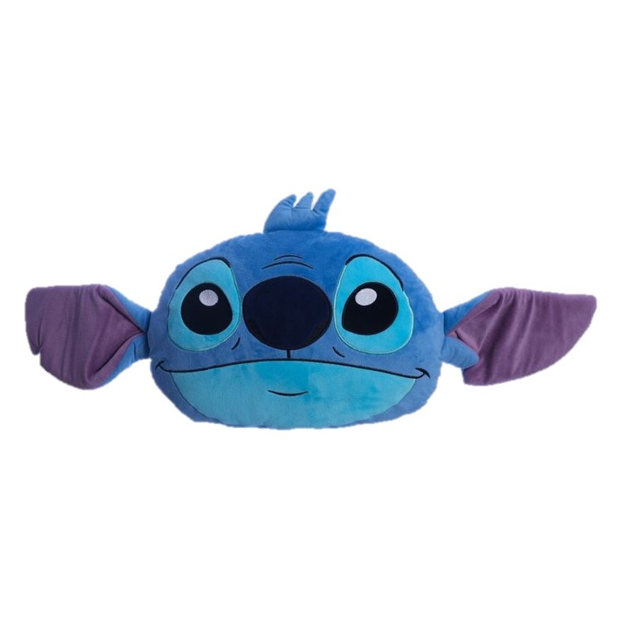 Almofada Disney Formato Stitch Com Aplique - Zona Criativa
