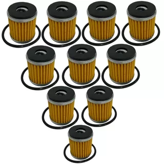 10x Filtro De Óleo Fazer 06-17 Lander 250 2007... Xtz 250 2007...