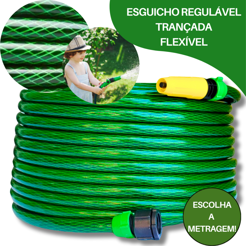 Mangueira de jardim Anti torção Beach - Trançada - 50 metros