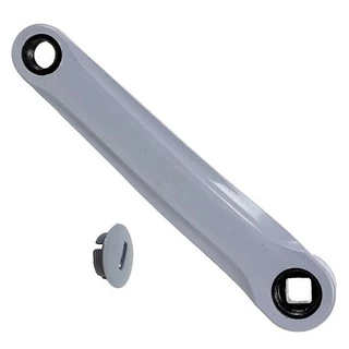 Braço Esquerdo do Pedivela Ponta Quadrada 170mm – Preto/Cinza para Bike