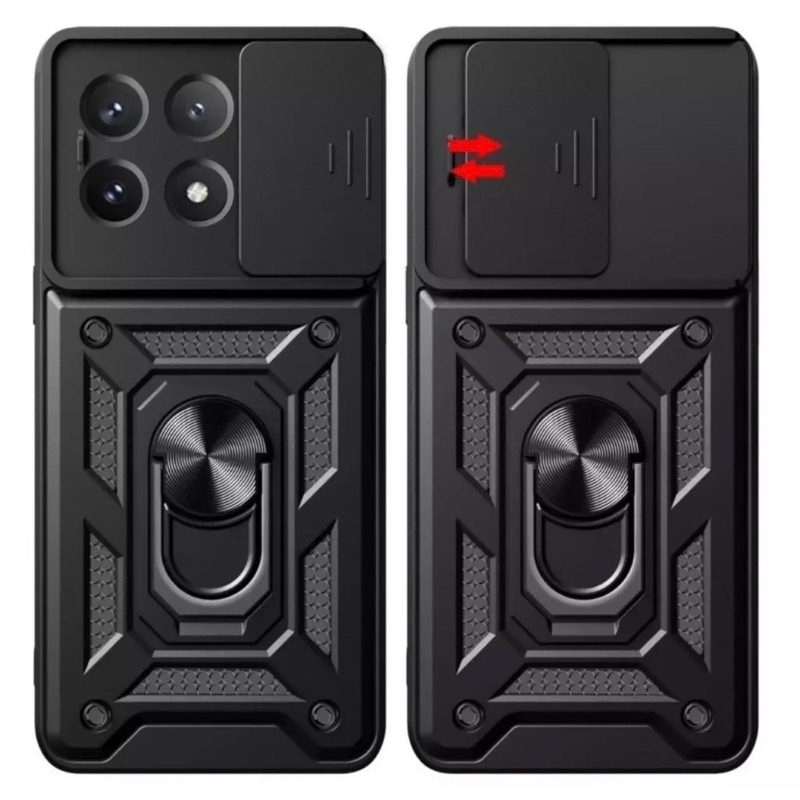 Capa Anti impacto Proteção militar para Redmi Note 13 Pro 4G/Poco M6 Pro 4G ATENÇÃO: Só Serve nesses modelos