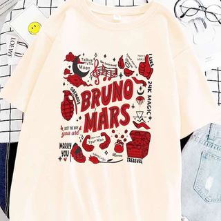 Camiseta Unissex Algodão Music Bruno Mars