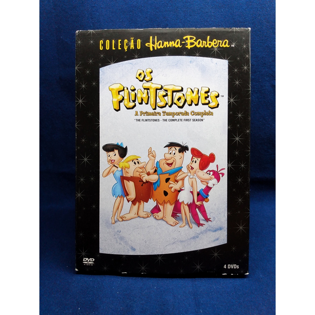 Os Flintstones Primeira Temporada Completa Box com 4 DVDs Hanna Barbera ...