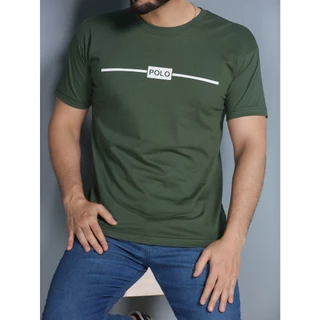 YLF MODAS Camiseta Masculina Estampa 100%Algodão Fio 30.1 Penteado 1
