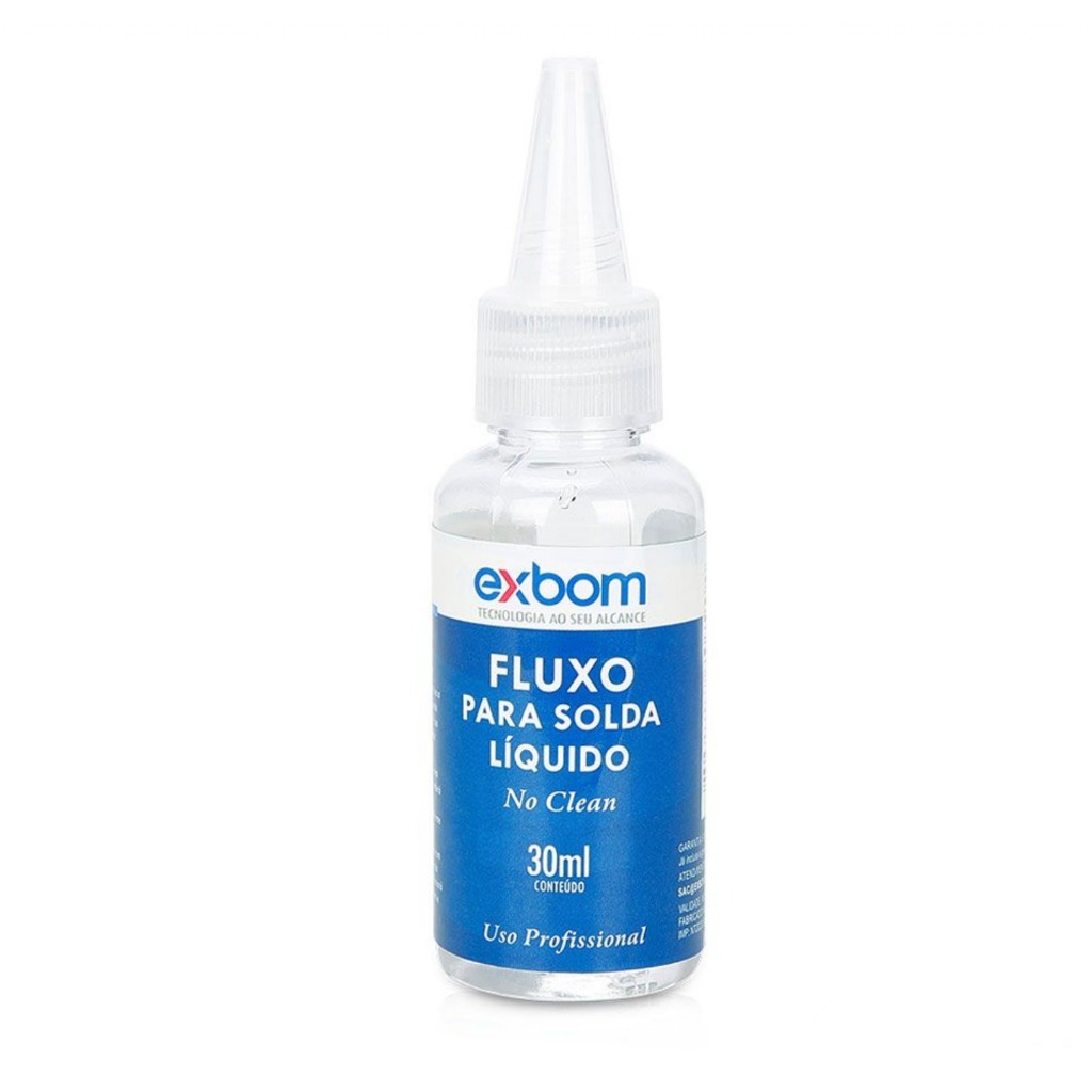 Fluxo de Solda Liquido 30ml No Clean PROCC-FS30 EXBOM