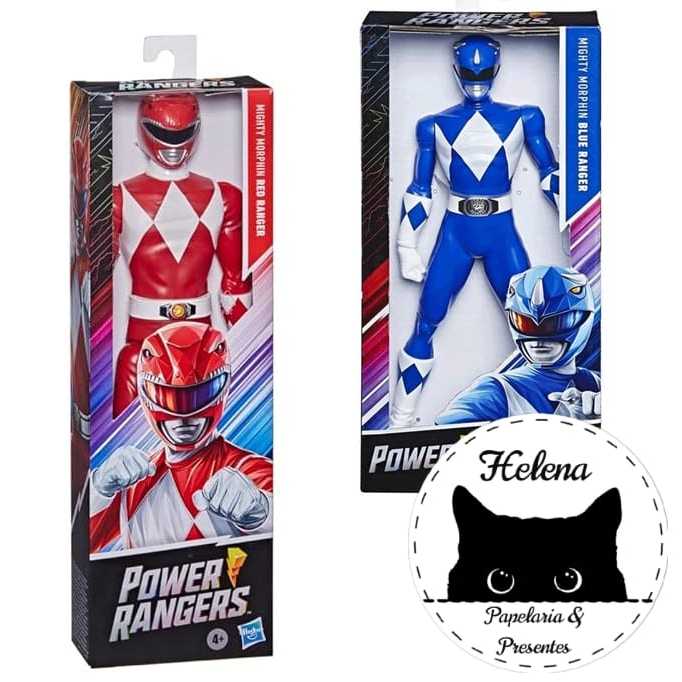 Boneco Power Rangers Red / Blue | Shopee Brasil