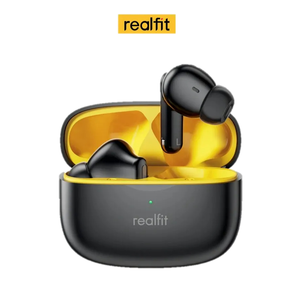 Fone De Ouvido bluetooth 5.4 realfit f3 cancelamento de ruído