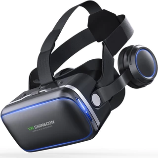 Óculos Vr 3d Realidade Virtual Vr Shinecon Com Fone