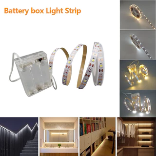 Fita De Led 2,4 Metro De Pilha Para Decoração Festa Iluminação Casa Quarto