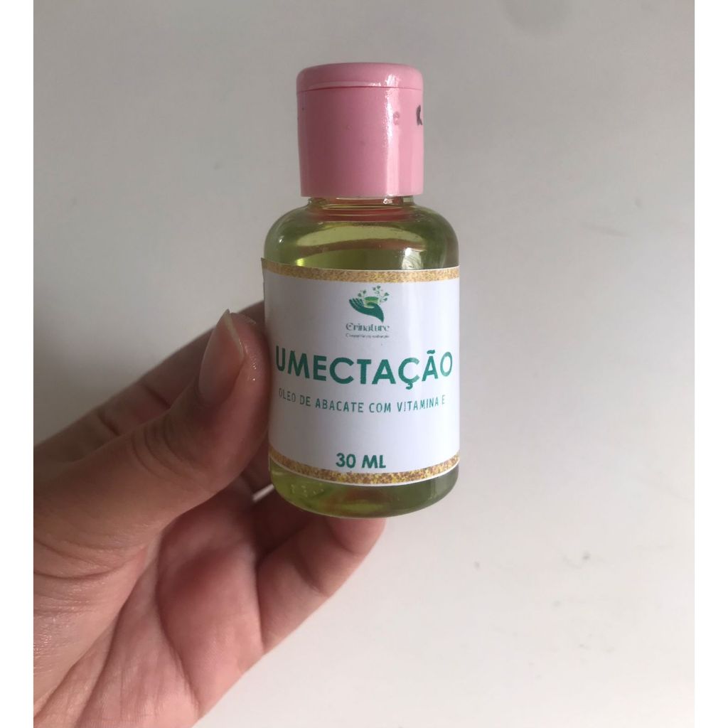Oleo 100% vegetal para cabelo de abacate prensado a frio com vitamina E ...