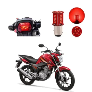 Luz De Freio 2 Polos 1157 Leds Strobo Lanterna Traseira em Oferta na Shopee