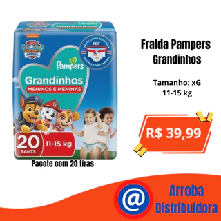 Fralda Pampers Grandinhos 20 unidades XG