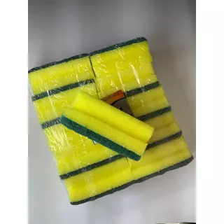 Kit 10 Unidades Esponja de Louça Dupla Face Protege Unha - TataLimpo