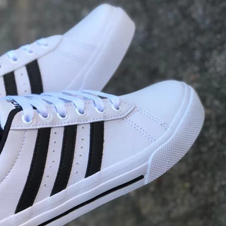 Sapatenis masculino tenis casual branco e preto 38 ate 43 promoçao de lançamento