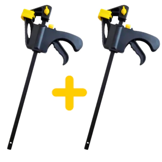 kit 2 Grampos Sargento Aperto Rápido Marceneiro Reforçado