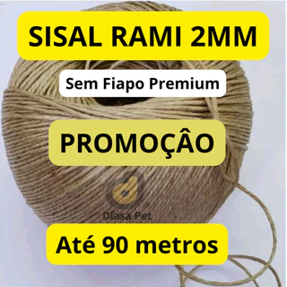 sisal Rami 2mm até 90 metros