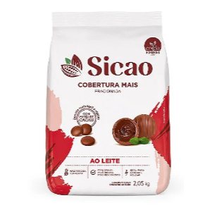 Chocolate Ao Leite em Gotas Cobertura Fracionada 2,05 Kg Sic