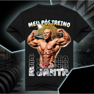 Camiseta camisa academia- "MEU PÓS TREINO É JANTA"