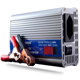 Inversor Tensão Automotivo 60Hz Alimentação AC 1000W DC 12V Para AC 110V Conversor Transformador