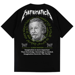 Camiseta T-shirt Unissex Matematica & Einstein