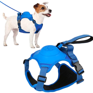 Kit Coleira 2x1 - Guia + Peitoral Para Cães Grandes M