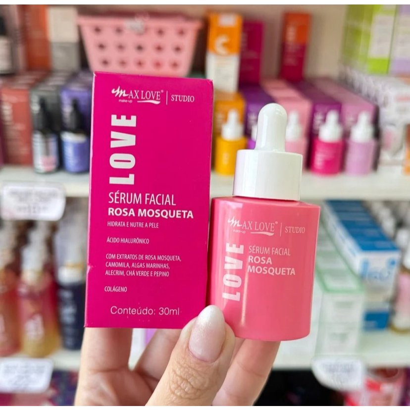 Kit Sérum Facial Rosa Mosqueta + 10 Em 1 30ml - Max Love | Shopee