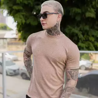 Sueter de tricot slim fit manga curta gola media varias cores QUEIMA DE ESTOQUE