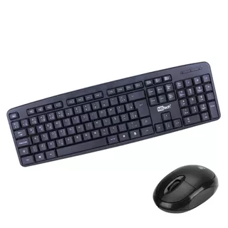 Kit Teclado Mouse com fio usb office abnt2 para pc notebook com nota fiscal