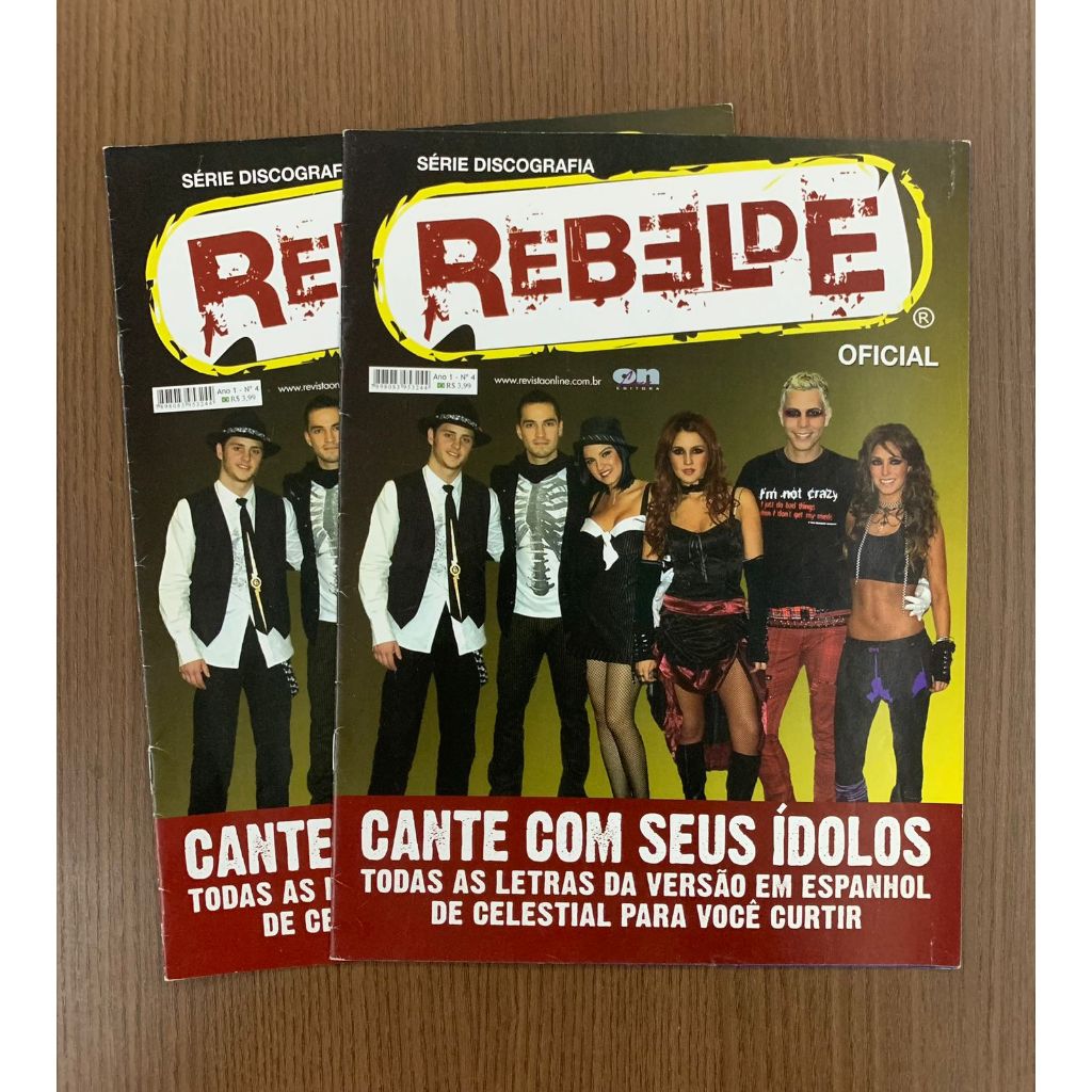 Revista Série Discografia Rebelde Oficial nº 4 - RBD | Shopee Brasil