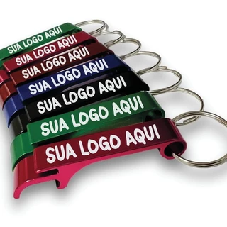 Kit 50 Chaveiros Abridor de Garrafas Personalizado Pé de Galinha - Logomarca de empresa, aniversário, casamento