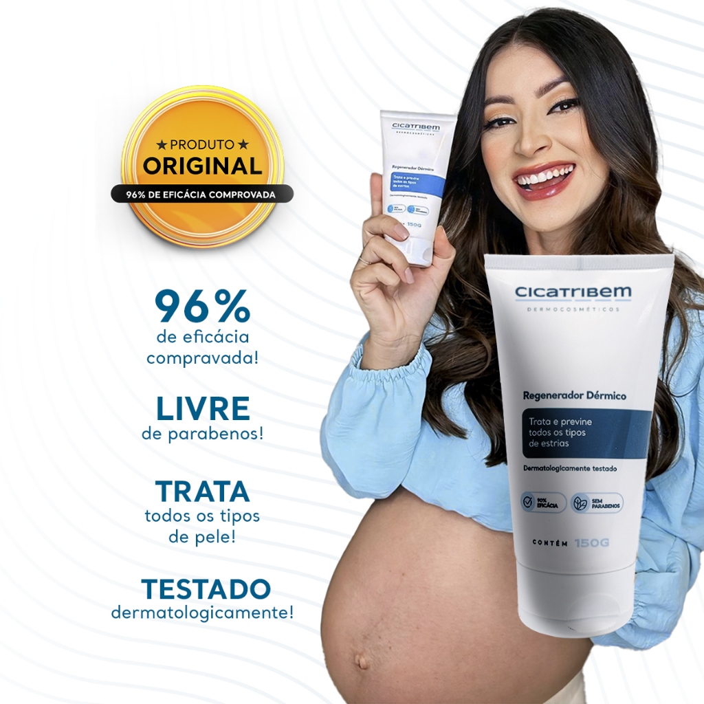 Creme Corporal Hidratante Para Estrias - Grávidas Gestantes e Lactantes ...
